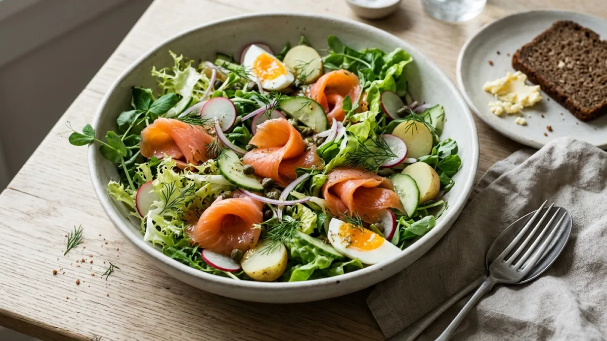 Cold Smoked Salmon Salad