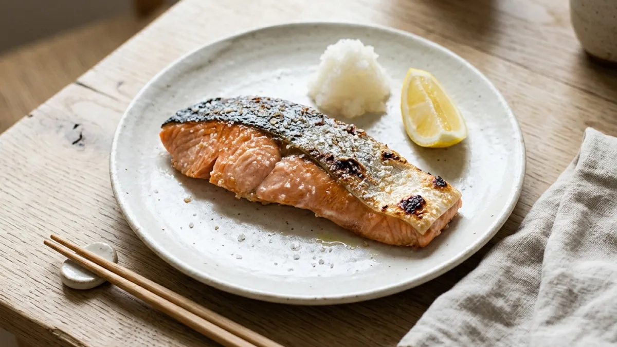 Japanese Shioyaki Salmon