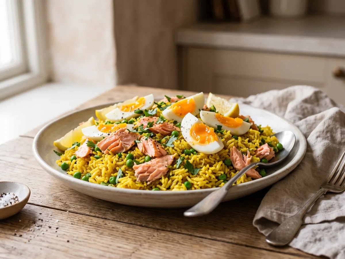 Laxkedgeree — recipe photo