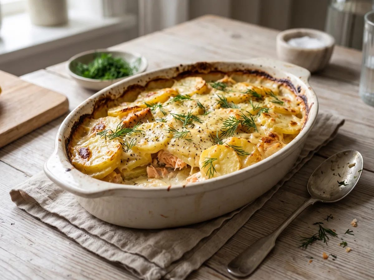 Salmon & Potato Bake — recipe photo
