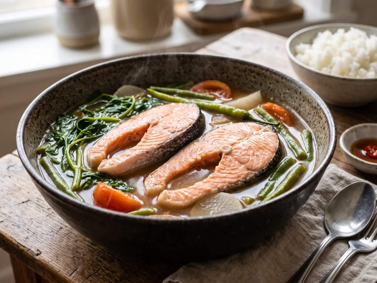 Lax sinigang — recipe photo